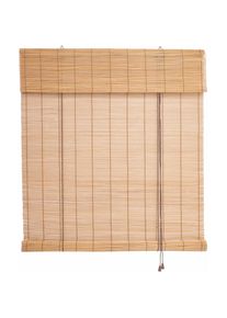 Liedeco, Seitenzugrollo &raquo;Bambus&laquo; Lichtschutz Bambusrollo, kirschholzfarben, Obermaterial: 100% Bambus