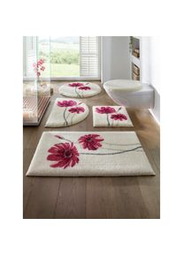 Grund, Badematte, ecru, beere, 1 Stk.