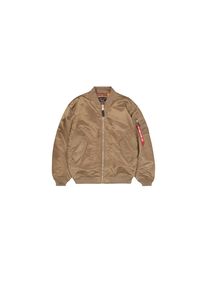 Alpha Industries, Unisex, Bomberjacke &raquo;MA-1 Core W&laquo;, taupe, XS/S, Flight Nylon Stoff