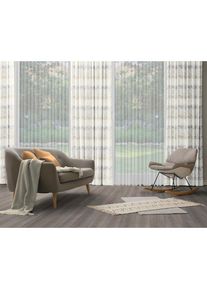 WIRTH, Vorhang &raquo;Kairo&laquo; Multifunktionsband 1 Stk. tlg., natur, Jacquard, Baumwolle, Polyester