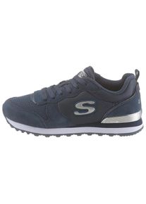 Skechers, Unisex, Sneaker &raquo;OG 85 - GOLDN GURL&laquo; Schn&uuml;rschuh, Original-Retro-Jogginschuh mit Air-Cooled Memory Foam , navy, 38, Skechers Hybrid-Sneaker 