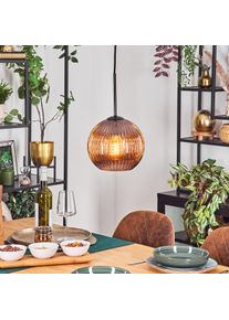 hofstein Koyoto H&auml;ngeleuchte Glas 20 cm Kupferfarben, 1-flammig