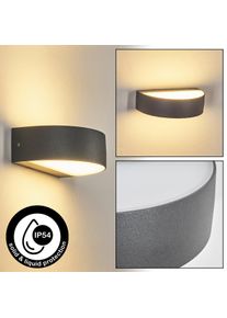 hofstein Duron Au&szlig;enwandleuchte LED Anthrazit, 1-flammig