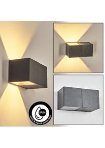 hofstein Fanor Au&szlig;enwandleuchte LED Anthrazit, 1-flammig