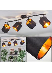 hofstein Alsen Deckenleuchte Schwarz, 4-flammig