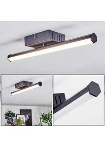 hofstein Fenol Deckenleuchte LED Schwarz, 1-flammig