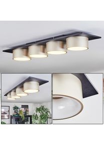 hofstein Falor Deckenleuchte LED Schwarz, 1-flammig