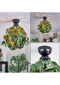 hofstein Kallax Deckenleuchte Schwarz, 1-flammig