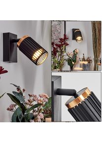 hofstein Fenik Wandleuchte Schwarz, 1-flammig