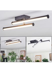 hofstein Fenol Deckenleuchte LED Schwarz, 1-flammig