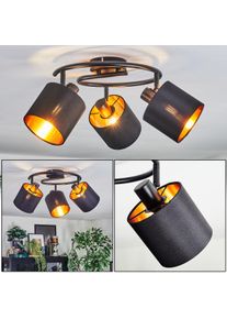 hofstein Alsen Deckenleuchte Schwarz, 3-flammig