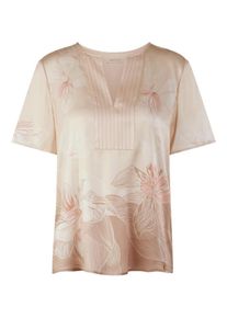 Marc Cain - Bluse mit Rundhals-Ausschnitt, ros&eacute;, Gr. 36, Seide