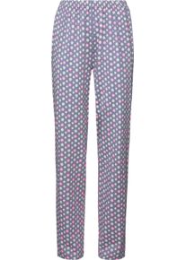Damen Schlafanzug mit P&uuml;nktchen-Muster lila-bedruckt