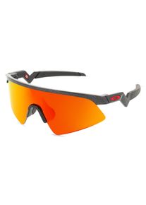 Oakley 0OJ9015 RESISTOR SWEEP | Kinder-Sonnenbrille | Eckig | Fassung: Kunststoff Blau Dunkel | Glasfarbe: Rot Verlaufend