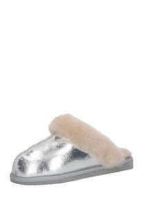 Shepherd Hausschuh 'Jessica' Damen, silber, Gr&ouml;&szlig;e 42