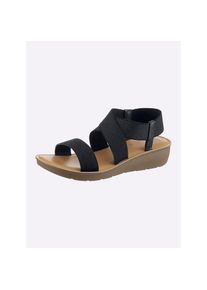 Casual Looks, Unisex, Sandalette, schwarz, 41, Weite F
