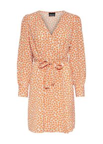 Pieces, Femmes Robe 'JOE', vert / orange / blanc