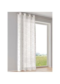 HEINE HOME, HEINE HOME Gardine &Ouml;sen 1 Stk. tlg., wei&szlig;, Polyester, Viskose, &Ouml;sen
