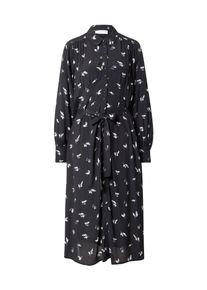 Selected Blusenkleid 'WALDA' Damen Gr&ouml;&szlig;e 42 schwarz / wei&szlig; Winterkleid