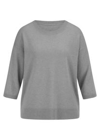 Peter Hahn - Rundhals-Pullover aus Kaschmir, grau, Gr. 36, Schurwolle