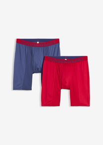 Lange Boxershorts eng (2er Pack) in blau, Gr&ouml;sse 9 (3XL), bonprix