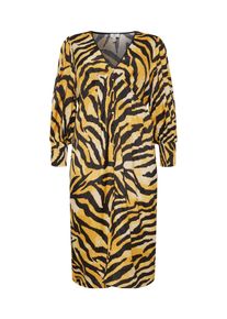 River Island Plus Kleid Damen Gr&ouml;&szlig;e 56 cognac / schwarz Winterkleid