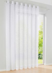 Gardinen Store aus feiner Sable Struktur in weiss, 100x300 cm, bonprix