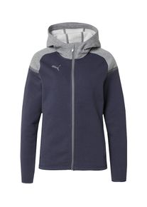 Puma, Femmes Veste de surv&ecirc;tement 'TeamCUP', bleu marine / gris chin&eacute;