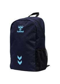 Hummel, Hummel Rucksack &raquo;HMLESSENTIAL BACK PACK NEON&laquo; f&uuml;r vielseitige Einsatzzwecke im Alltag, aus Polyester, marine, blau fish, Einheitsgr&ouml;&szlig;e, 