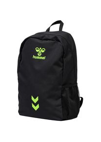 Hummel, Hummel Rucksack &raquo;HMLESSENTIAL BACK PACK NEON&laquo; f&uuml;r vielseitige Einsatzzwecke im Alltag, aus Polyester, schwarz, gr&uuml;n gecko, Einheitsgr&ouml;&szlig;e, 