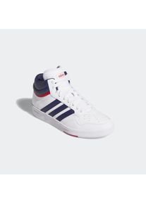adidas Sportswear, Unisex, adidas Sportswear Sneaker &raquo;HOOPS 4.0 MID&laquo; f&uuml;r Kinder, cloud wei&szlig;, dunkelblau, team victory rot, 38,5, Ein Schuh mit B-Ball-
