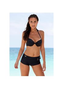 Lascana, Unisex, Lascana Bikini-Hotpants &raquo;Italy&laquo; mit Zierg&uuml;rtel, schwarz, 36, N-Gr, Mix-Kini nach Lust und Laune mixen