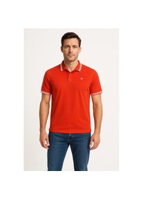 Lpo, Unisex, LPO Funktionsshirt &raquo;Unisex Funktionspolo Aben 3&laquo;, molten lava, M, Schnelltrocknendes Material F&uuml;r Mehr Komfort