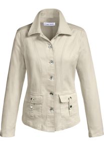 Damen Jackenblazer in Denim-Optik stein