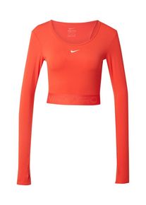 Nike Funktionsshirt Damen, orangerot / wei&szlig;, Gr&ouml;&szlig;e M