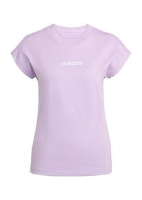 adidas Sportswear Funktionsshirt 'Essentials' Damen, lavendel / wei&szlig;, Gr&ouml;&szlig;e XS