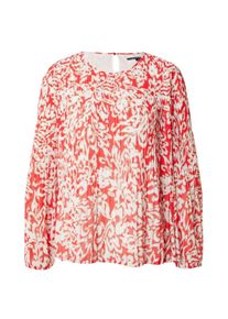 comma, Femmes Chemisier, cr&egrave;me / rouge / blanc