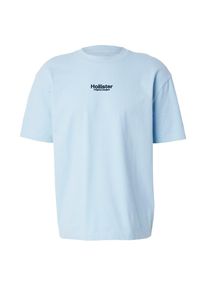 Hollister, Hommes T-Shirt, bleu clair / noir