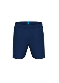 arena, Hommes Boardshorts 'FUNDAMENTALS LOGO BOXER', bleu marine / turquoise
