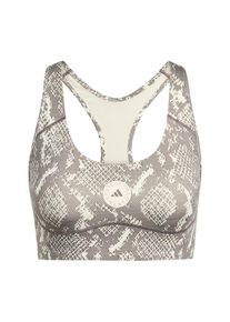 adidas by Stella McCartney, Femmes Soutien-gorge de sport 'Power Impact', noir / blanc