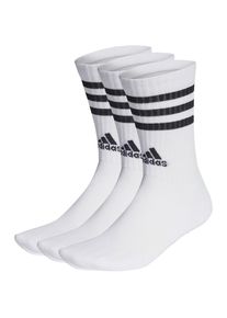 adidas Performance Sportsocken '3-Stripes Cushioned Crew 3 Pairs' Herren, schwarz / wei&szlig;, Gr&ouml;&szlig;e 37/39