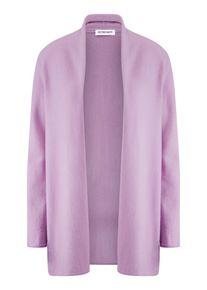 Peter Hahn - Strickjacke aus Schurwolle und Kaschmir, lila, Gr. 40, Schurwolle