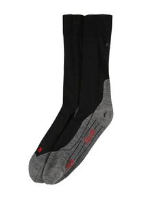 Falke, Hommes Chaussettes de sport, gris / noir