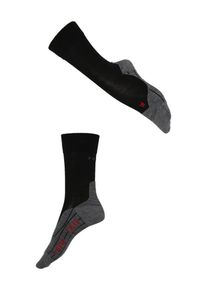 Falke, Femmes Chaussettes de sport, gris chin&eacute; / rouge / noir