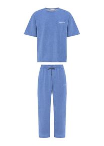 Dandalo Jogginganzug Herren, royalblau / wei&szlig;, Gr&ouml;&szlig;e M