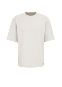 WE Fashion, Hommes T-Shirt, blanc cass&eacute;