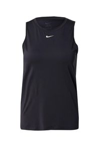 Nike, Haut de sport 'ONE CLASSIC', noir / blanc