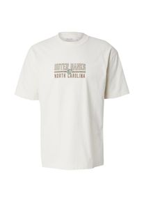 Hollister, Hommes T-Shirt 'DESTINATIONS', marron / vert / blanc naturel