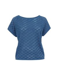 WE Fashion, Femmes Pull-over, bleu cobalt