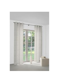 WIRTH, Vorhang &raquo;Gospic&laquo; &Ouml;sen 1 Stk. tlg., braun, Jacquard, Baumwolle, Polyester